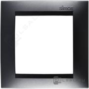 РамкаSimon 15, 1 пост, цвет - графит, пластмасса