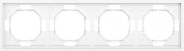 Donel S08 Белый глянцевый Рамка 4-ая