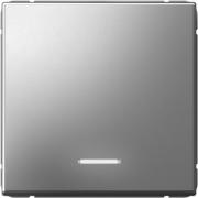 ArtGallery Сталь Выключатель 1-кл с подсветкой