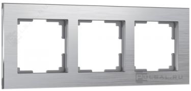 Рамкa
Aluminium,  3 поста,   цвет - алюминий,  металл