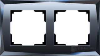 Рамкa
Diamant,  2 поста,   цвет - черный,  стекло