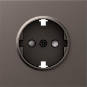 Donel S08 Мокко Накладка Розетки c/з со шторками