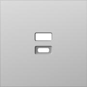 Накладка для розетки USB
S08,  USB type-C 5V,  USB type-A 5V,  двойная,   цвет - сталь