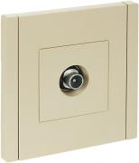 IEK Fortepiano Ванильный Розетка TV проходная