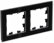 Atlas Design Nature Стекло черное Рамка 2-ая