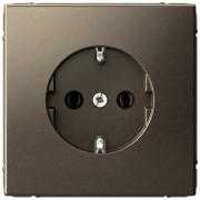 ArtGallery Мокко Розетка с/з  безвинтовые клеммы