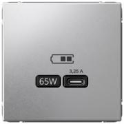 ArtGallery Алюминий Розетка USB C 65W высокоскор.заряд. QC, PD (USB type-C 5V)