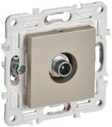 IEK Skandy Шампань Розетка TV проходная