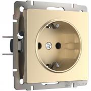 Розетка
Alumax,  Split,  Slab,  Senso,  Baguette,  Acrylic,  Platinum,  Elite,  Snabb,  Stream,  Flock,  Stark,  Fiore,  Favorit,  Diamant,  Aluminium,  Antik,  Metallic,  без шторок,  с заземлением,  одинарная,  винтовые клеммы,   цвет - шампань