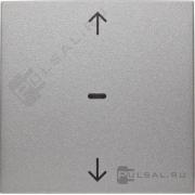 Кнопка для вставки жалюзи
B.7,  без фиксации,   цвет - алюминий матовый