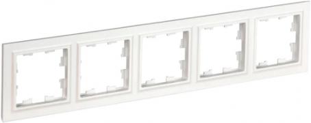 IEK Brite Base Белый Рамка 5-ая