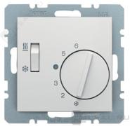 Терморегулятор воздуха помещений 5А, ПК-контакт, 230В
S.1,  B.3,  B.7,  поворотный,  датчик t° воздуха (встроенный),  без таймера,   цвет - полярная белизна матовый