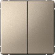 ArtGallery Шампань Выключатель 2-кл кнопочный с Н.О. контактом