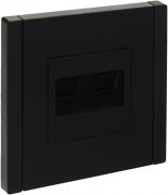 IEK Fortepiano Черный Розетка Компьютерная 2-ая RJ45 Cat.5e (UTP)