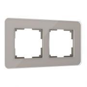 Рамкa
Elite,  2 поста,   цвет - дымчатый,  стекло