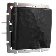 Розетка
Hammer,  со шторками,  с крышкой,  с заземлением,  одинарная,  винтовые клеммы,   цвет - черный