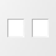 Накладка для механизмов TV и RJ45
A07 NATURAL,  A07,  A07 WAVE,  телевизионная (TV),  спутниковая (SAT),  двойная,   цвет - белый матовый