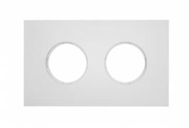 Bironi Шедель Бриз Белый матовый Рамка 2-ая (скрытый монтаж)