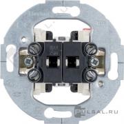 Выключатель
R.Classic,  двухклавишный,  без подсветки,  с возможностью подсветки