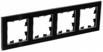 Atlas Design Nature Стекло черное Рамка 4-ая