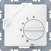 Терморегулятор 10А, ПК-контакт, 230В
Q.1,  Q.3,  Q.7,  поворотный,  датчик t° воздуха (встроенный),  без таймера,   цвет - белый бархат