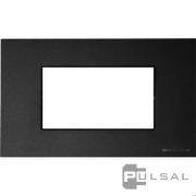 Рамка (итальянский стандарт)
Zenit,  4 модуля,   цвет - антрацит,  пластмасса