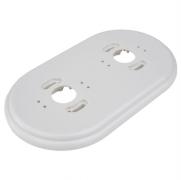 Bironi Ришелье Пластик Белый Рамка 2-ая (накладной монтаж)