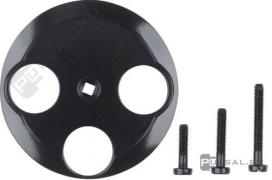 Накладка
1930,  Glas,  телевизионная (TV),  спутниковая (SAT),  тройная,   цвет - черный глянцевый