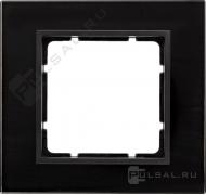 Рамкa
B.7,  1 пост,   цвет - черный,  антрацит матовый,  стекло