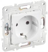 IEK Skandy Белый Розетка с/з, винтовой зажим