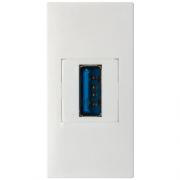 Розетка USB
Лючки DDSB,  Лючки DFB,  USB данные,  одинарная,   цвет - белый