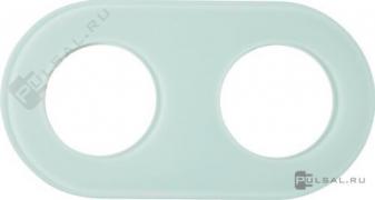 Рамка
Glas,  2 поста,   цвет - белый глянцевый,  белый,  стекло