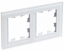 Atlas Design Nature Стекло Белое Рамка 2-ая