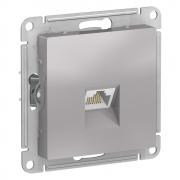 Atlas Design Алюминий Розетка компьютерная 1-ая RJ45, кат.6a (FTP)