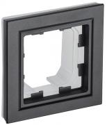IEK Brite Base Черный Рамка 1-ая IP44