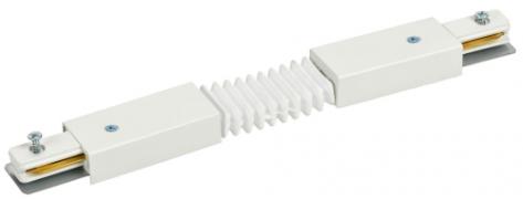 IEK Lighting Белый Коннектор гибкий для однофазного шинопровода