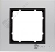 Рамкa
B.7,  1 пост,   цвет - алюминий,  антрацит матовый,  металл