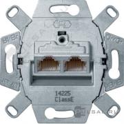 Механизм розетки компьютерной RJ45 Cat.6 (UTP)
R.1,  R.3,  R.8,  R.Classic,  K.1,  K.5,  Q.1,  Q.3,  Q.7,  S.1,  B.3,  B.7,  1930,  Glas,  двойная