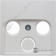 Накладка
S.1,  B.3,  B.7,  телевизионная (TV),  спутниковая (SAT),  радио (R),  двойная,  тройная,   цвет - белый матовый