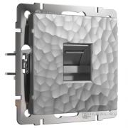 Розетка компьютерная RJ45 Кат.5е UTP
Hammer,  одинарная,   цвет - серебряный