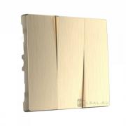 Клавиши
Alumax,  Split,  Slab,  Senso,  Baguette,  Acrylic,  Platinum,  Elite,  Snabb,  Stream,  Flock,  Stark,  Fiore,  Favorit,  Diamant,  Aluminium,  Antik,  Metallic,  трехклавишный,  без подсветки,   цвет - шампань рифленый