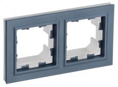 IEK Brite Base Маренго Рамка 2-ая IP44