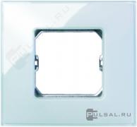 РамкаSimon 27 neos, 1 пост, цвет - голубой, пластмасса