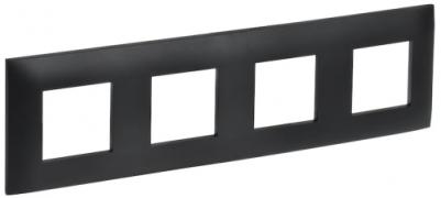 IEK Skandy Черный Рамка 4-ая