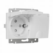 Розетка
Alumax,  Slab,  Senso,  Baguette,  Acrylic,  Platinum,  Elite,  Snabb,  Stream,  Flock,  Stark,  Fiore,  Favorit,  Diamant,  Aluminium,  Antik,  Metallic,  со шторками,  с крышкой,  с заземлением,  двойная,  винтовые клеммы,   цвет - белый