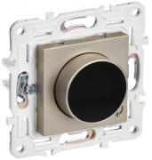 IEK Skandy Шампань Регулятор теплого пола с датчиком 16A, 3500 Вт, датчик t° пола (внешний)