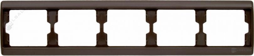 РамкaArsys, 5 постов, цвет - коричневый глянцевый, пластмасса