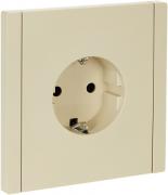 IEK Fortepiano Ванильный Розетка с/з, винтовые клеммы