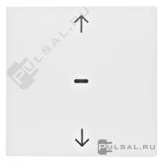 Кнопка для вставки жалюзи
S.1,  без фиксации,   цвет - белый глянцевый