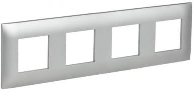 IEK Skandy Серебряный Рамка 4-ая